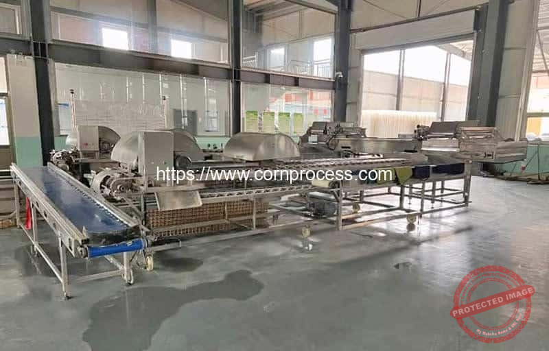 Fresh-Sweet-Corn-Top-and-Tail-Cutter-Machine